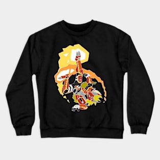 Agnimon flame kick Crewneck Sweatshirt